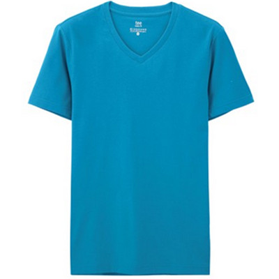 清仓价！佐丹奴V领短袖男士T恤01026251