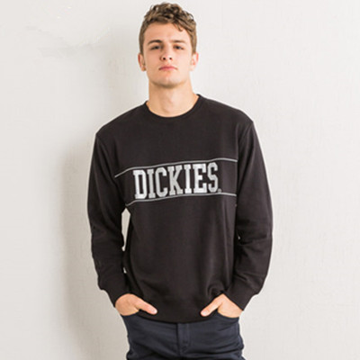 新品上市！Dickies毛圈布反光印花宽松圆领卫衣 163M30EC21