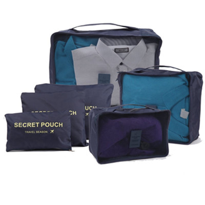 便携整洁！奈菲乐 收纳袋套装 行李箱整理收纳六件套