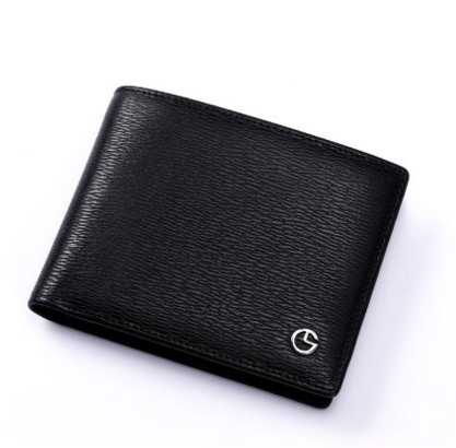 牛皮！金利来 男式 短款钱包 EHGEA963211-99