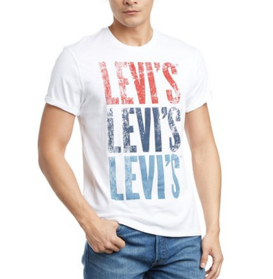 柔软透气！Levi's 李维斯 男式 短袖T恤 22491-0068