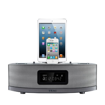 一机多用！TEAC 蒂雅克 TC-612双插口苹果蓝牙组合音响