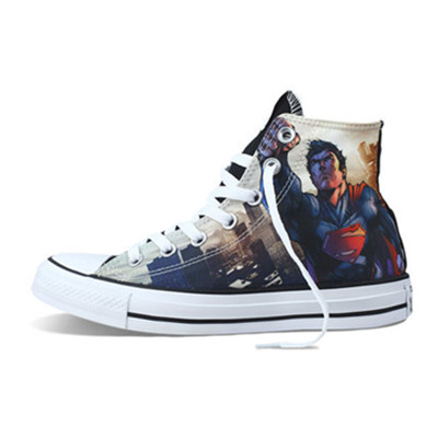 三色可选！匡威正义联盟成员印花帆布鞋 148355C