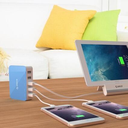 便捷实用！ORICO 奥睿科 CSA 5口智能桌面式充电器