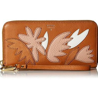 简约大方！Fossil Sydney Zip Wallet 女士拉链钱包