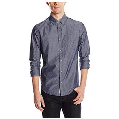 L码！企鹅Original Penguin Chambray 男子长袖衬衫