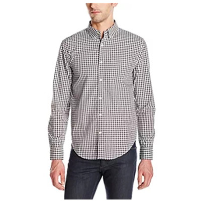 简约百搭！幸运牌 Lucky Brand Gingham 男款格子衬衫