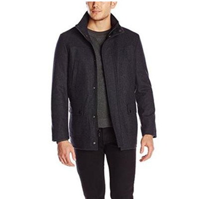 三色可选！Kenneth Cole 男士羊毛混纺外套大衣
