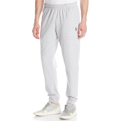 低价！U.S. Polo Assn男士French Terry收脚慢跑长裤