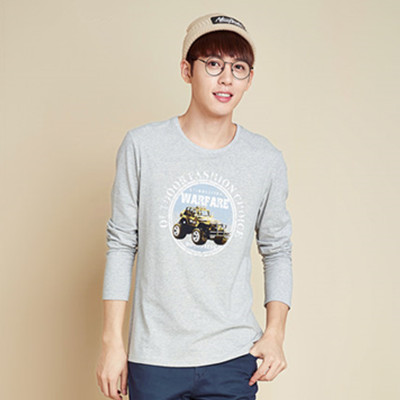 时尚潮流！森马圆领印花休闲直筒宽松T恤