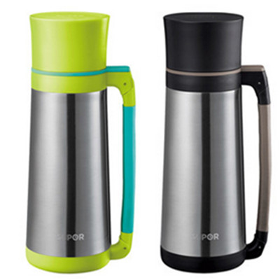 真空锁温！苏泊尔304不锈钢保温壶KC15AG1