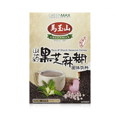 营养美味！马玉山 山药黑芝麻糊 35克/包 12包装*3