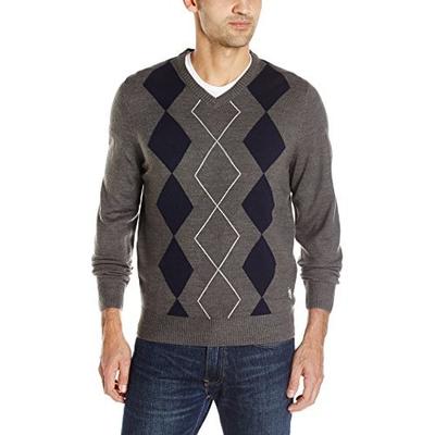 耐看好搭！U.S. Polo Assn. 男式 V领针织衫