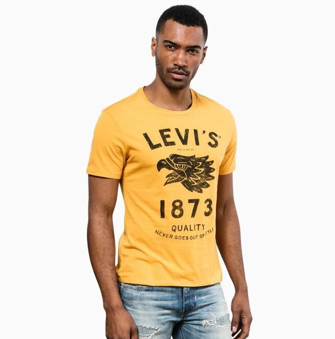 休闲百搭！Levi's 李维斯 男式 短袖T恤 22491-0046