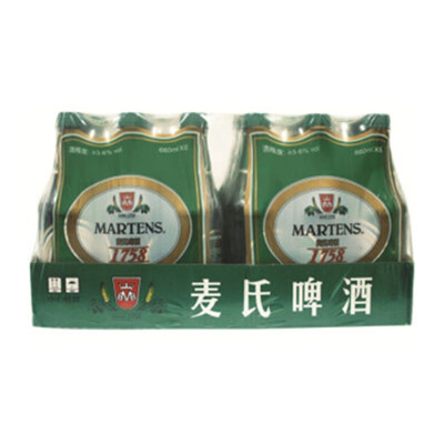 历史新低！麦氏 1758 10&deg;P 醇厚啤酒 660ml*24瓶