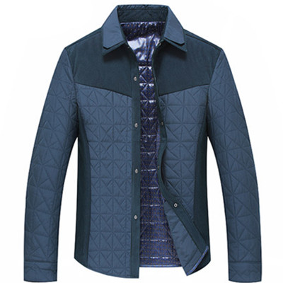 秋冬必备！波司登男士休闲长袖保暖夹棉衬衫1681W24609-0