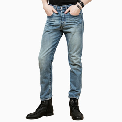 全网好价！Levi's李维斯501CT系列窄脚做旧牛仔裤18173-0059