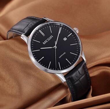 防水性能强！美格尔 石英男士手表 ML4138GBK-1