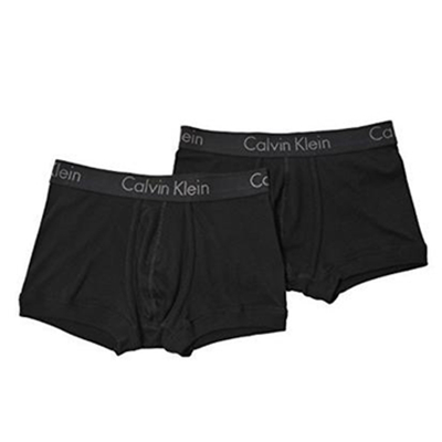 舒适贴合！Calvin Klein Body Trunk男士纯棉平角内裤 2条装