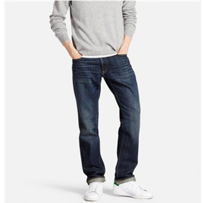 有型直筒！优衣库UNIQLO经典直筒牛仔裤172726