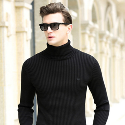 舒适保暖！恒源祥秋冬加厚高领毛衣61048