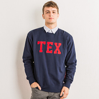 简约百搭！Dickies男式毛圈布撞色拼接贴布绣宽松卫衣163M30EC22