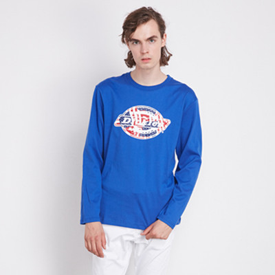 欧美风格！Dickies星条旗图案拔染印花长袖T恤163M30EC27