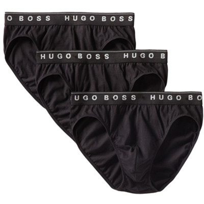 自然舒适！Hugo Boss 3条装男士全棉三角内裤