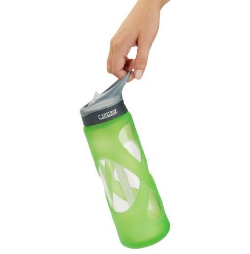 法国原产玻璃！驼峰 中性 硅胶套漩涡玻璃水瓶 700ml