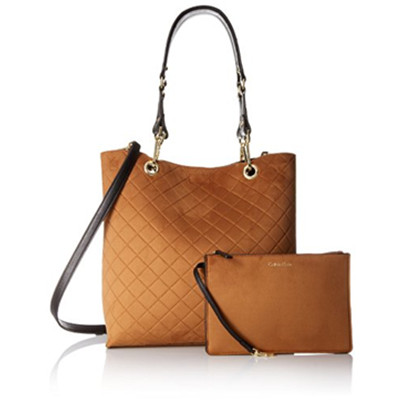 再降！Calvin Klein Novelty 女士真皮单肩子母包