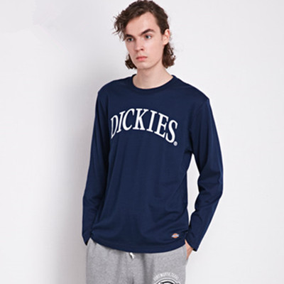秋季新品！Dickies印花长袖T恤 163M30EC26