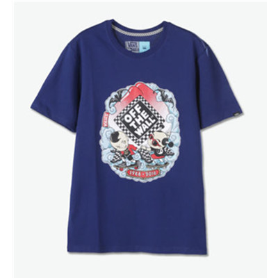 时尚印花！VANS万斯简约字母印花短袖VN0A2TQ384A