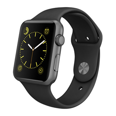 时尚精致！Apple Watch Sport版 38mm深空灰色