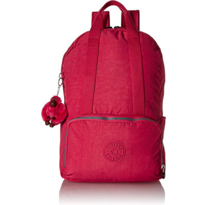 骚红！Kipling Pippin 双肩包