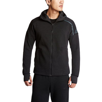 火爆特惠！阿迪达斯 男式 ZNE HOODY 针织茄克