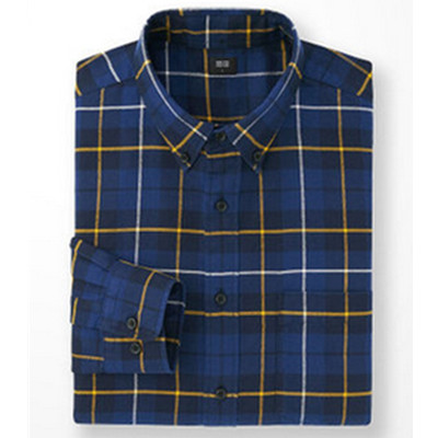 价格不错！UNIQLO优衣库法兰绒格子衬衫180819