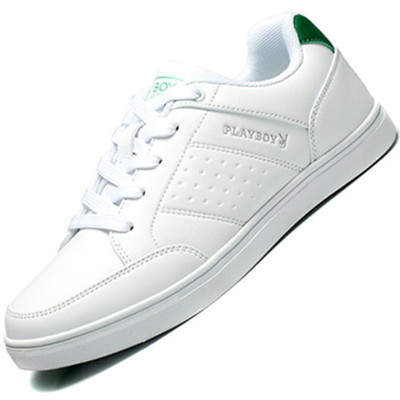 经典款式！花花公子男子小白鞋DS65097