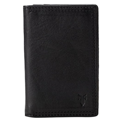 新低！FRYE 弗莱 James 真皮男士黑色卡包
