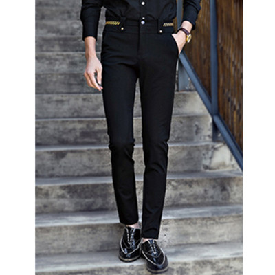 修身款式！PLAYBOY花花公子弹力运动小脚裤HKZ615