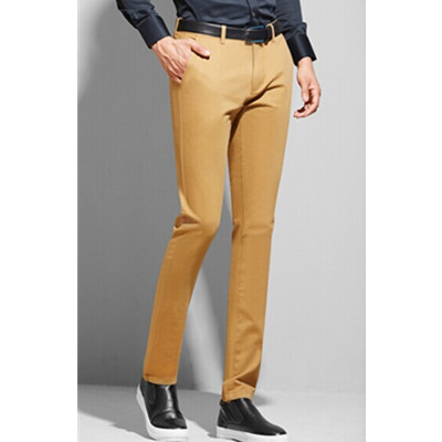 修身弹力！卡帝乐鳄鱼男士商务休闲裤KFZ0932