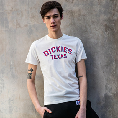 夏装清仓！Dickies字母LOGO印花休闲短袖T恤162M30EC02