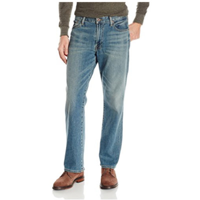 尺码齐全！Lucky Brand 幸运牛仔 男士纯棉直筒牛仔裤