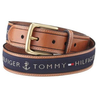 下单75折！Tommy Hilfiger 汤米希尔费格 Ribbon男款真皮腰带