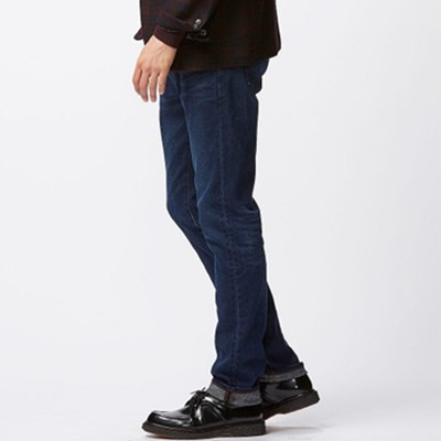 休闲百搭！优衣库HEATTECH修身牛仔裤146404