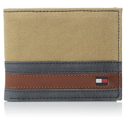 时尚拼色！Tommy Hilfiger 汤米&middot;希尔费格 Exeter 男士钱包