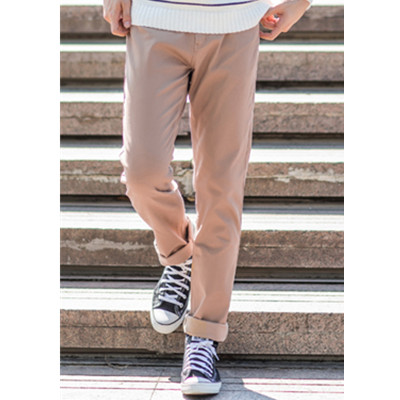 时尚秋装！森马男士韩版中低腰小直筒休闲长裤10-414271497