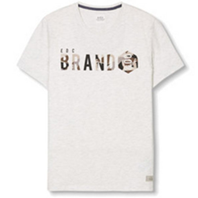 清仓价！ESPRIT EDC男士字母印花短袖T恤-086CC2K008