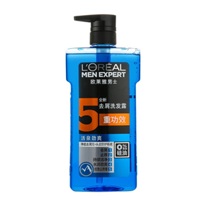 清爽去油！巴黎欧莱雅 男士去屑洗发露 700ml