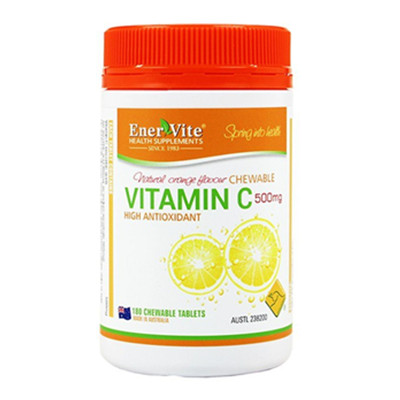 营养美味！澳乐维他 维生素C甜橙咀嚼片 180粒