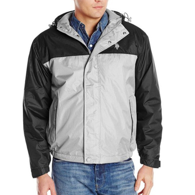 实惠！U.S. Polo Assn. Polar Fleece 男款防风外套